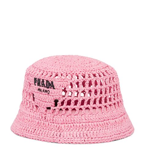 prada jean bucket hat|prada beanie white and pink.